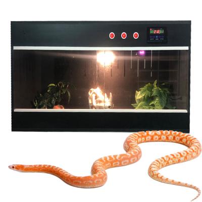 China Breathable New PVC intelligent digital control temperature box 100*50*50cm cat dog pet house lizard Mang snake breeding cage for sale