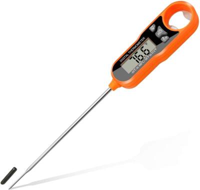 China Meat Thermometer Pen Style Probe LCD Backlight Instant To Read Meat Thermometer With Opener for sale