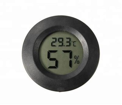 China Round Embedded Thermometer Style Digital Embedded Sauna Thermometer Hygrometer for sale