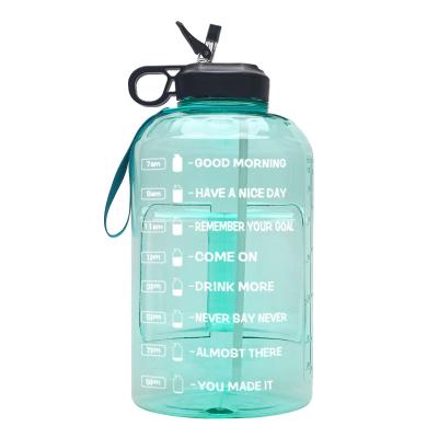 China 2021 Hot Sale Sustainable Sports Water Bottles 3.78L Botella De Agua Wholesale 1 Gallon Plastic Water Bottle From Amazon for sale