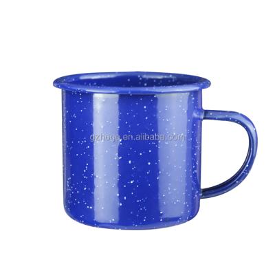 China Viable High Quality Custom Enamel Mugs, Spotted Enamel Camping Mug, Enamel Coffee Mug Wholesale for sale