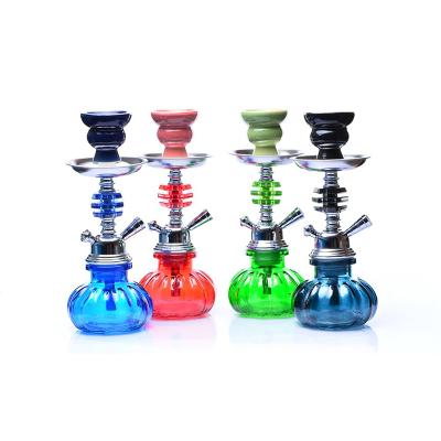 China Shisha Fruit Flavor Premium Small Pocket Pumpkin Bottle Glass Hookah With Decoration/Shisha Bowl/Tray Hose/Silicone/Ceramic Tongs (RY-113) for sale