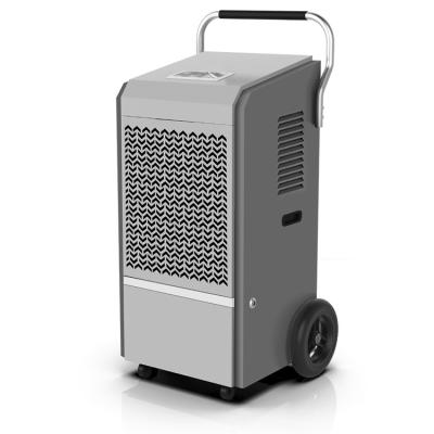 China 90L commercial Dehumidifier big wheel dehumidifier 2021 industrial greenhouse deshumidifier with handle wheels zu verkaufen