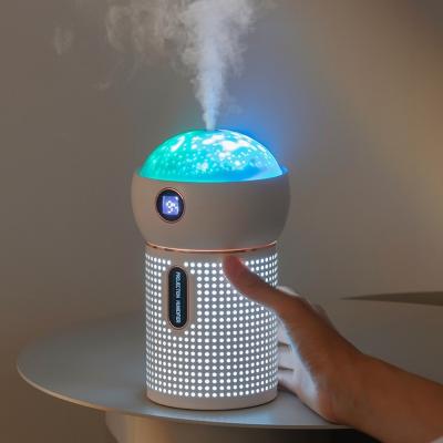 China Hotel USB Humidifier 630ml Mini Cold Fog Humidifier Bedroom Travel Desk Night Light 2 Fog Personal Office Mode for sale