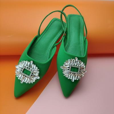 China 2022 Lightweight Women's Sandals Diamond Shoes Jewel Slippers Women's Flat Sandals for sale