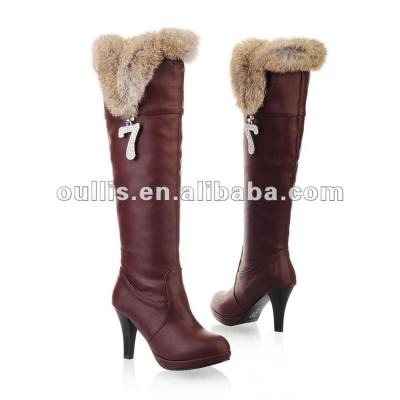 China Nice High Heel Boots Tassel Boot Shoes Women's Winter Boots XW335 for sale