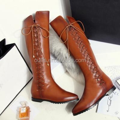 China CP6708 Long Boots Roman Boot Women's Shoes Factory Boots Long Boots for sale