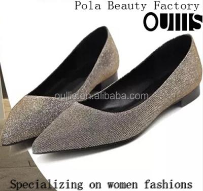 China Pump 2016 Guangzhou pola beauty shoes fashion flat shoes best flat shoes CP6912 for sale