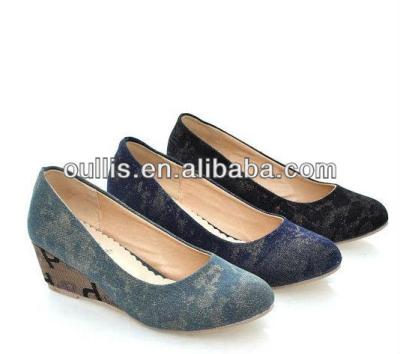 China WZXF-6 Wholesale Latest Women Pumps Shoes China Wedges Shoes for sale