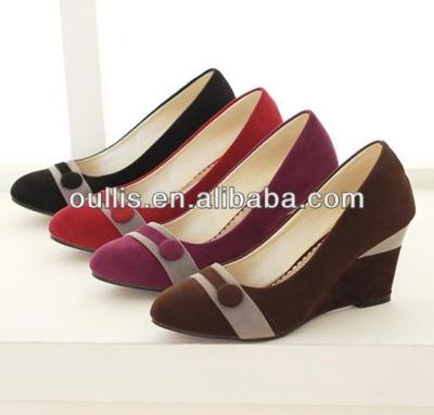 China Comfortable Pumps Wedges Shoes Ladies Autumn Shoes Party Shoes CP6220 for sale