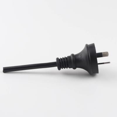 China High Quality Withstand Voltage 10a 250v 2 Pin AC Power Cord Plug Meets Australian Standard for sale