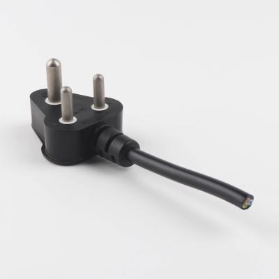 China Hot-selling High Quality 3 Pin Power Cable Withstand Voltage Plug Meets Indian Standard for sale