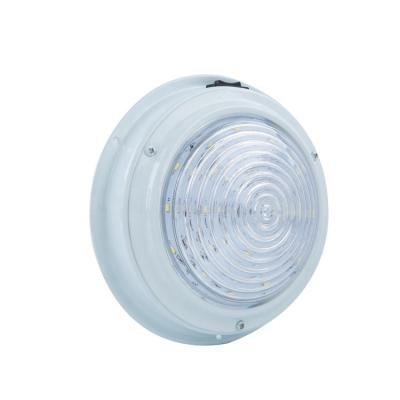 China Marinas Waterproof 4 Inch Marine LED Boat Lights With Aluminum White Painted White Light for sale