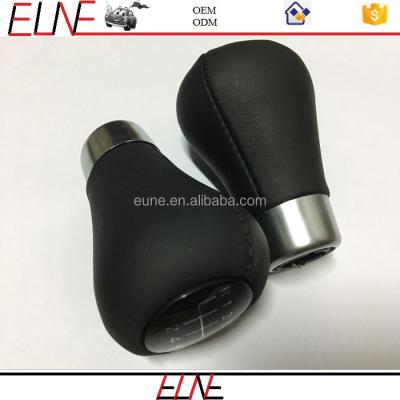 China 5 Speed ​​6 Speed ​​Car Gear Shift Knob Transmission Lever Genuine Leather Genuine Leather Gear Stick Knob For E60 E90 E46 E36 for sale