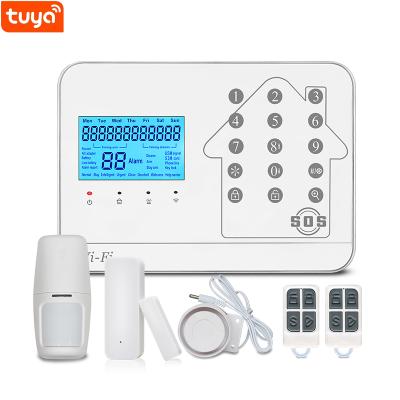 China 2G/3G/4G Wifi GPRS Alarm Gateway Tuya GSM Home WIFI Home WIFI Alarm System Kit Button WL-JT-99CST for sale