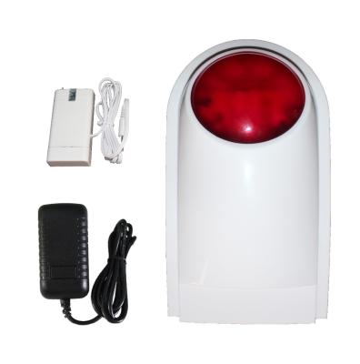 China New Outdoor Position Sensor Tuya Wifi Wireless Siren 100Db Noise And Light Siren 433Mhz For Home Security for sale