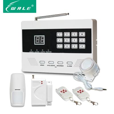 China Autodial stable and reliable 12v home security PSTN wireless Autodial alarm system with English or Greek voice prompt for sale