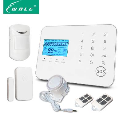 China Smart Wireless PSTN And GSM Dual Network Alarm System For Home Security Protection Alarm 18*12.5*3.5cm for sale