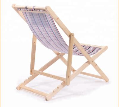 China Fishing Moon Portable Outdoor Wood Chair Folding Chairs Solid Wood Nap Leisure Simple Modern Chair for sale