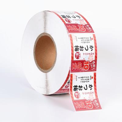 China Waterproof Factory Price Manufacturer Supply Custom Food Packaging Label Stickers for sale