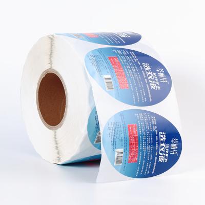 China Premium Waterproof/Varnish/UV Lamination Promotional Waterproof Printed Label Stickers for sale