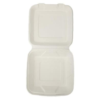 China Disposable Cornstarch Professional Disposable Pulp Tableware Supplier Takeout Box for sale