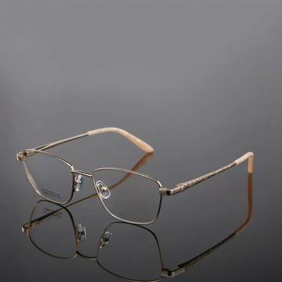 China High Quality Frame Of Rim Eyewear Titanium Eyeglasses Optical Full Reading Glass for sale