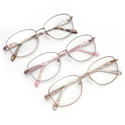 China High Quality Frame Of Rim Eyewear Titanium Eyeglasses Optical Full Reading Glass for sale