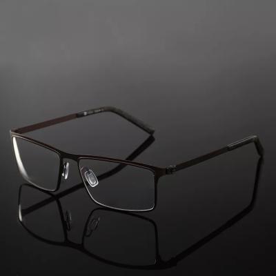 China For reading glass brand new quality logo eye glass optical frame titanium custom eyewear for sale