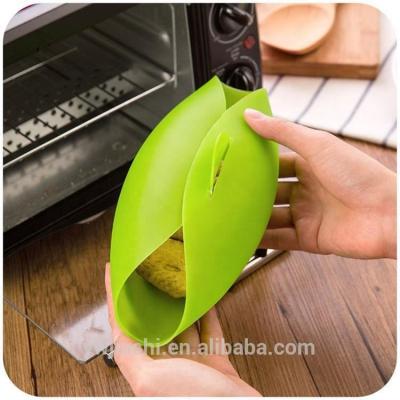 China Silicone Fold Stocked Nonstick Bowl Stir Fruit Paste Cooking Fish Steamer Rotisserie Silicone Food Container for sale