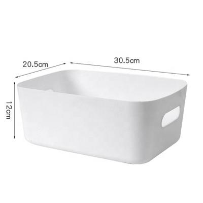 China Desktop Snack Storage Viable Plastic Miscellaneous Box Student Basket Storage Cosmetic Storage Box Matching Box Makeup Box Household Kitchen for sale