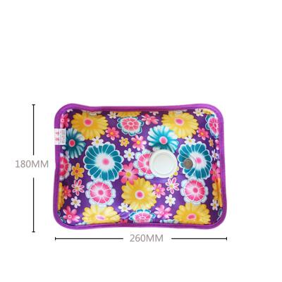 China Cloth Factory Direct Refillable Hand Heater Water Bottle Electric Heating Printed Hot Pad for sale