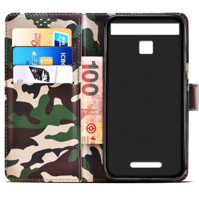 China Vernee Cellphone Camouflage Leather Case Vernee Thor E Dustproof and Shockproof Case for sale