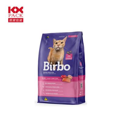 China Disposable Customized Printing Plastic Cat Food Packaging Bag For Pet Food Packaging Bag Reusable Packaging for sale