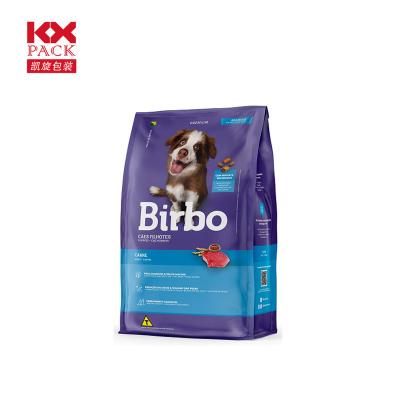 China Barrier Pet Food Bag Dog Food Packaging Bag Flat Bottom Bag For Cat Food Packaging for sale