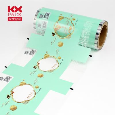 China Food Grade Plastic Packaging Moisture Proof Laminated Roll Film For Snack Cake Automatic Wrapping Film Roll for sale