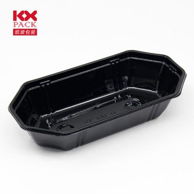 China Disposable pp Food Food For Frozen Food Take Out Containers Box Lunch Plastic Packing Disposable Tray for sale