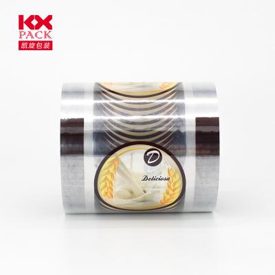 China Waterproof Plastic Cup Lid Sealing Film PP Plastic Lidding Films Heat Seal Rolls PET Cup Sealing Film For Boba Tea Cup for sale