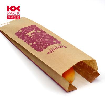 China Moisture Proof Christmas Bread Packaging Bag For French Bread Packaging for sale