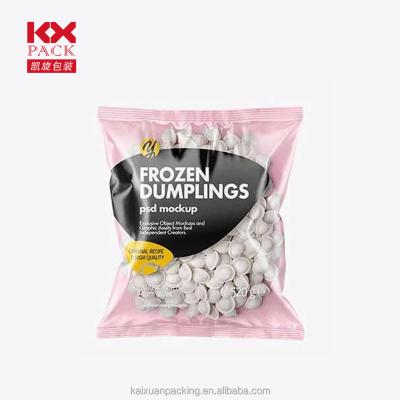 China Hot Sale Frozen Food Dumpling Barrier Packaging Bags With Logo Printing for sale