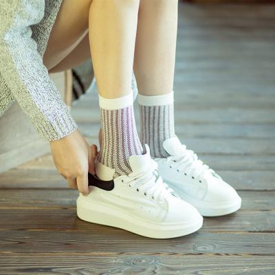 China Antibacterial Women's Two Way Tube Cotton Medium Tube Socks Wholesale Couple Socks for sale