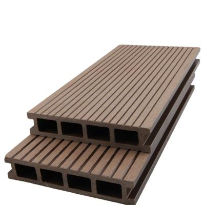 China Waterproof 3d Embossing WPC Composite Decking Waterproof Interlocking Composite Decking for sale