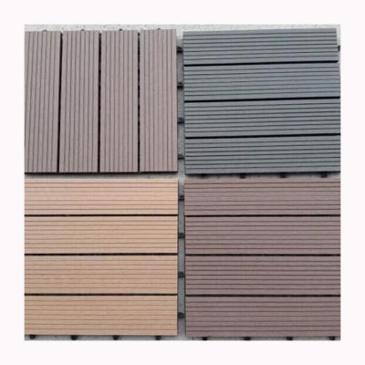 China Niceway good quality modern durable interlocking wood plastic DIY wpc composite decking for sale