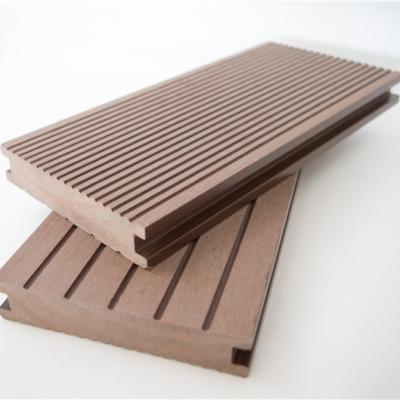 China Hot sale waterproof wpc deck flooring high quality outdoor wpc decking exterior wood for sale