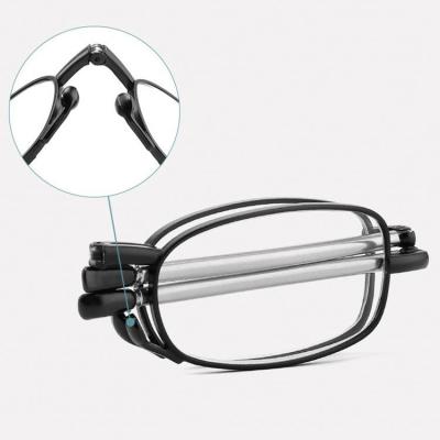 China Thin Folding Simple Reading Glasses Metal Frame Full Frame Anti-blue Light Anti-fatigue Reading Glasses for sale