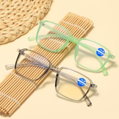 China For Reading Glasses Fashion Middle-aged Reading Glasses And New Stylish Anti-blue Light Fatigue Reading Glasses TR90 Men Anti And Elderly Females for sale