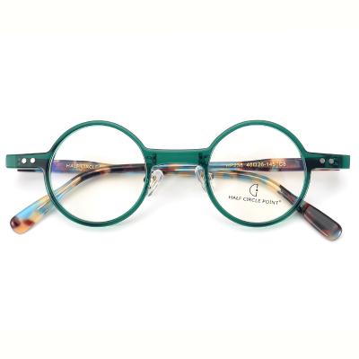 China Fashionable Glass Acetate Blue Women Women Men Fashion Retro Computer Blue Light Blocking Glass Frames for sale