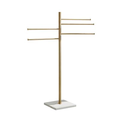 China Cheap modern professionally made iron stand representing towels for sale