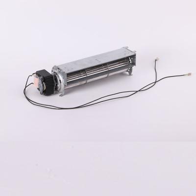 China Factory 12v/24v/110v/220v 16w aluminum alloy low noise energy saving cylindrical cross flow fan with impeller length 40*238 for sale