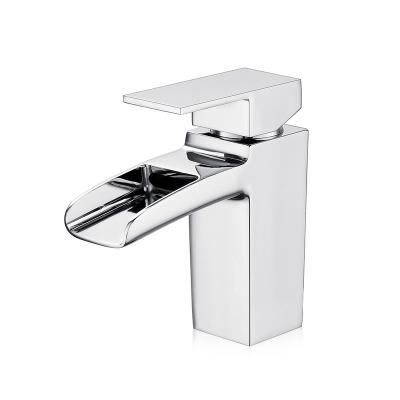 China High Quality Modern Chromed Thermostatic Faucets Bathroom Basin Mixer Tap Sink Faucets for sale